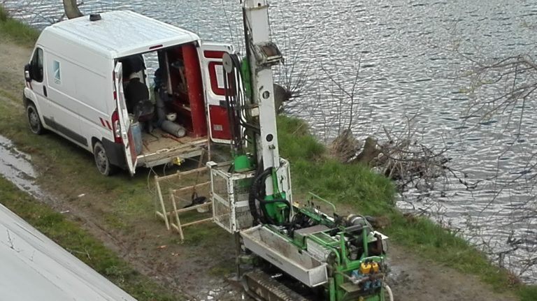 Travaux en bord de Garonne à Toulouse